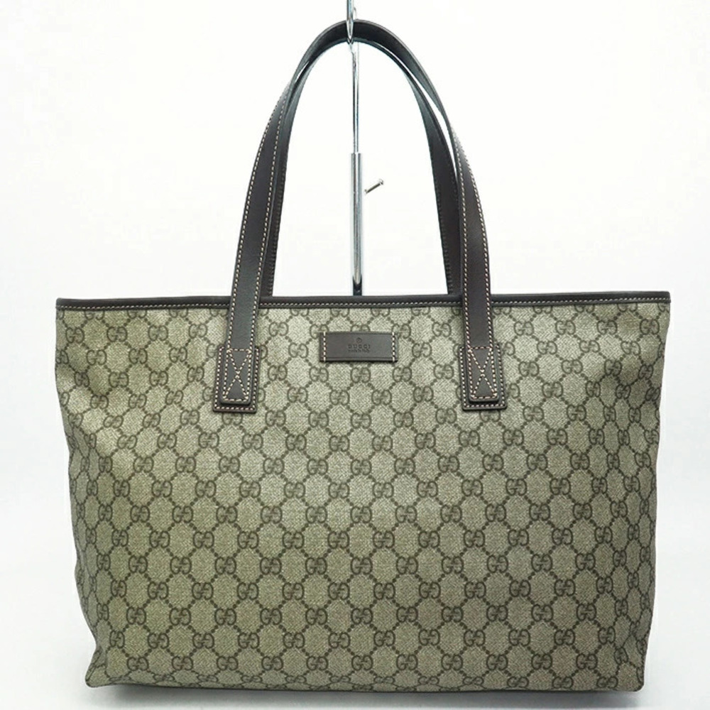 Gucci GG Supreme Monogram Shopping Tote monogram brown - Picture 1 of 6